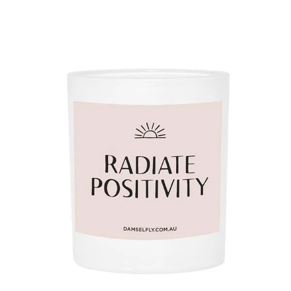 Radiate Positivity - Large Candle