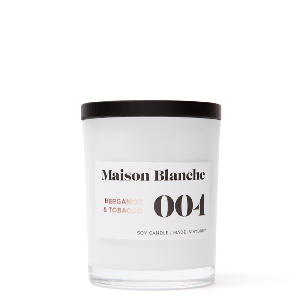 Maison Blanche Bergamot & Tobacco 004 Candle