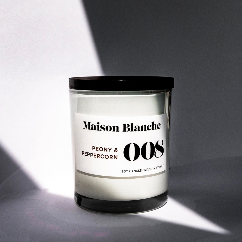 Maison Blanche Peony & Peppercorn 008 Candle