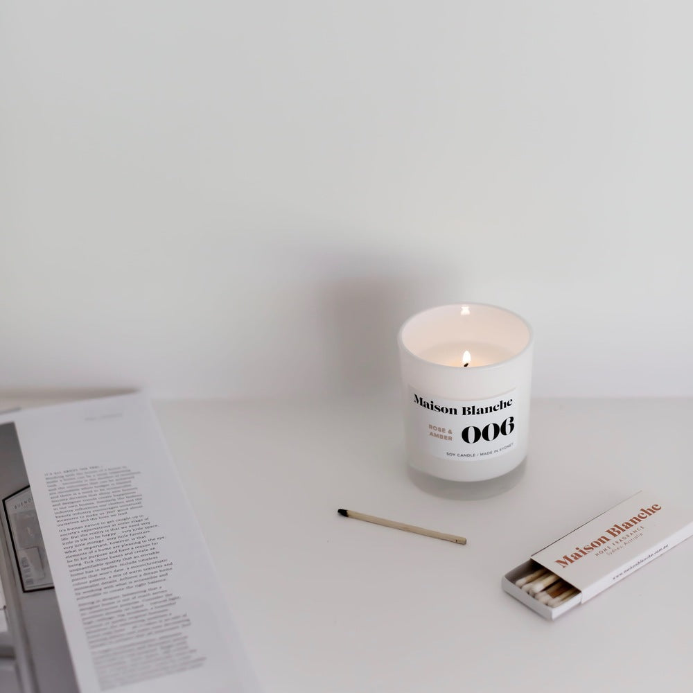 Maison Blanche Rose & Amber 006 Candle