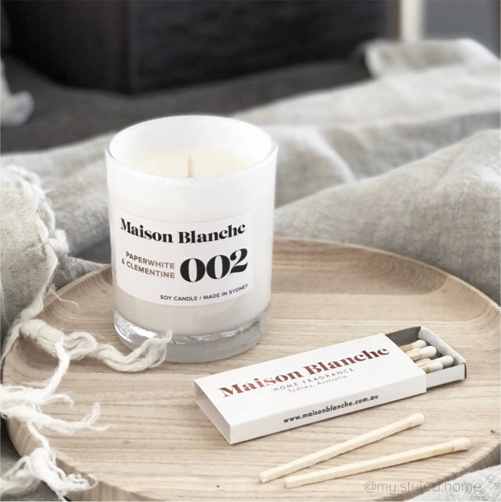 Maison Blanche Paperwhite & Clementine 002 Candle